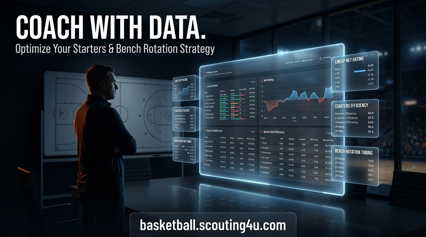 Basketball Starters Bench Rotation Data Tip: Optimize Strategy